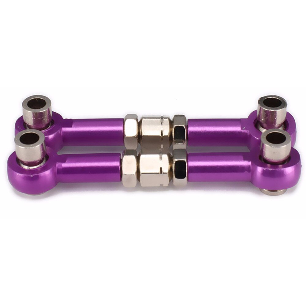 2pcs CNC Lavorato In Lega di Alluminio Asta di Sterzo RC Servo Giunto Asta Accessorio di Ricambio per HSP 94111/94188 RC Auto