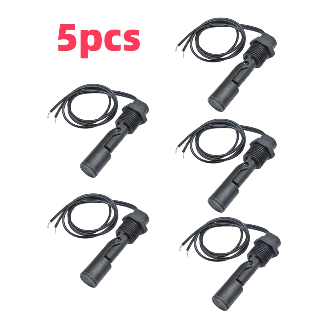 Ac 0-220v 10w füllstandssensor 0 ~ 80 ℃ flüssigkeitsstandsensor schwimmerschalter kunststoff-aquariumtank Schwimmbad durchflusssensor: Weiß