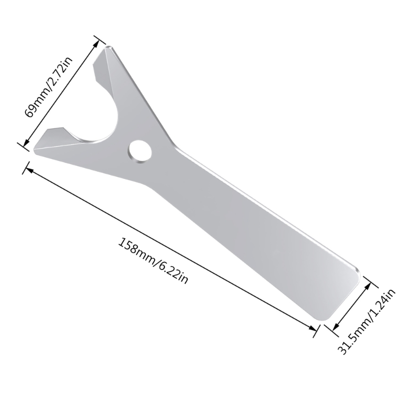 Llave horquilla delantera para bicicletas, llave inglesa repuesto para auriculares, llave espaciadora Base, herramienta extracción cuenco superior inferior