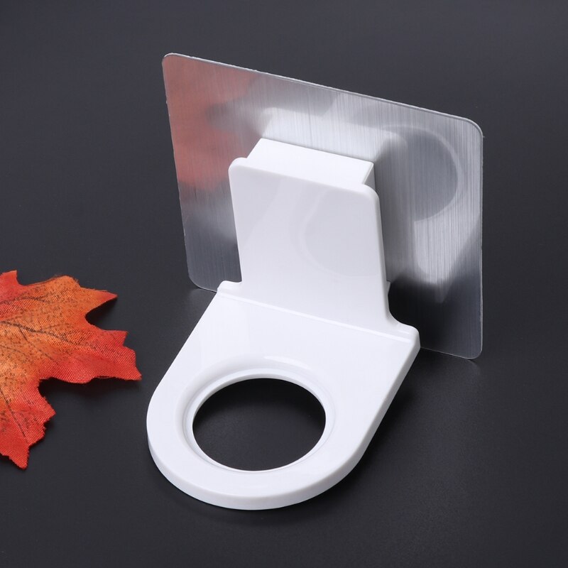 Bathroom Wall Mounted Magic Sticky Shampoo Bottle Hanging Hook Holder Organizer Max 5kg