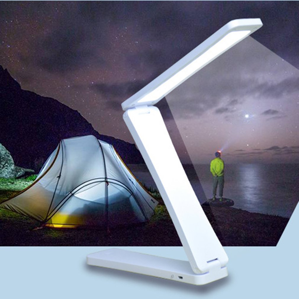 Creatieve Oogbescherming Led Tafellamp Vouwen Nachtlampje Leds Touch Gevoelige Controle Indoor Verlichting Bureaulampen
