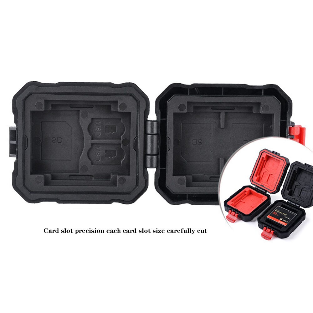 Draagbare Plastic Geheugenkaart Case 9 Slots Doos Voor Micro SD SD/SDHC/Sdxc-kaart Opslag Houder card Case