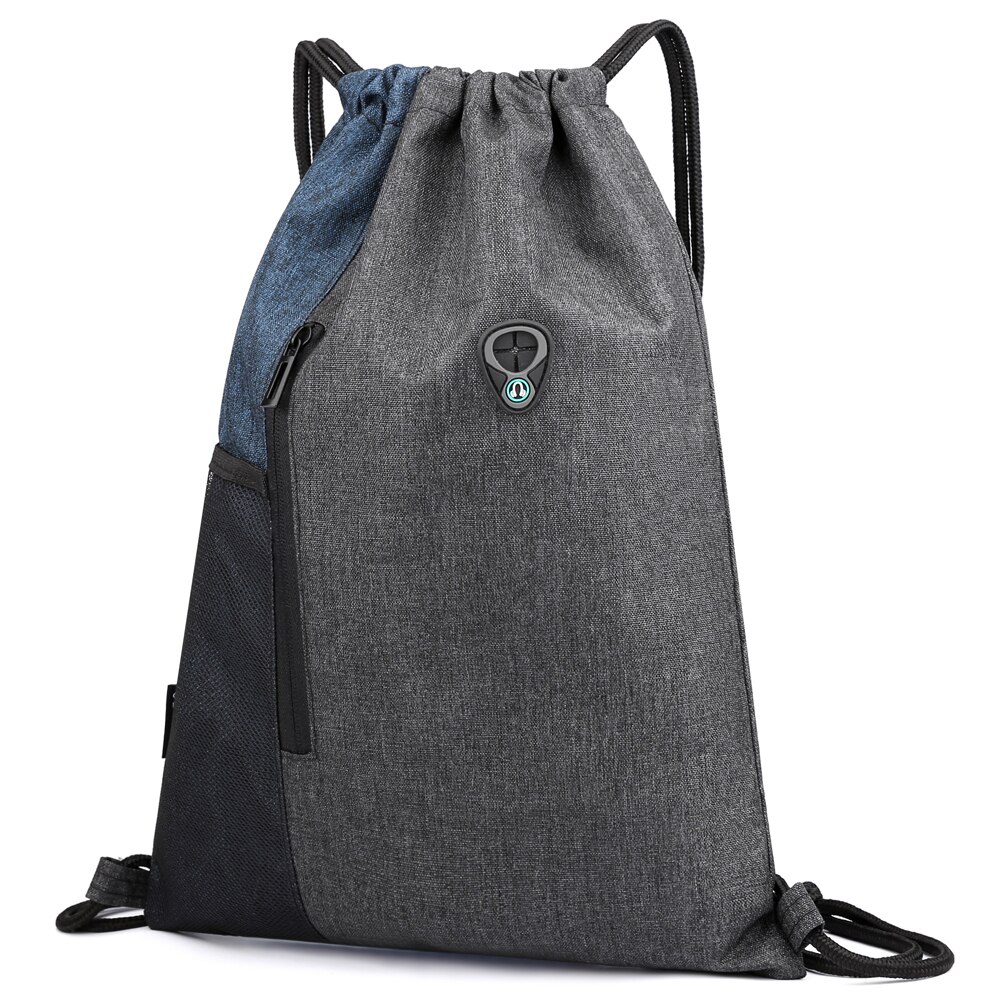 Saco de gimnasio con auriculares Jack, mochila con cordón, resistente al agua, bolsa de cubo con cordón, para niños y adultos