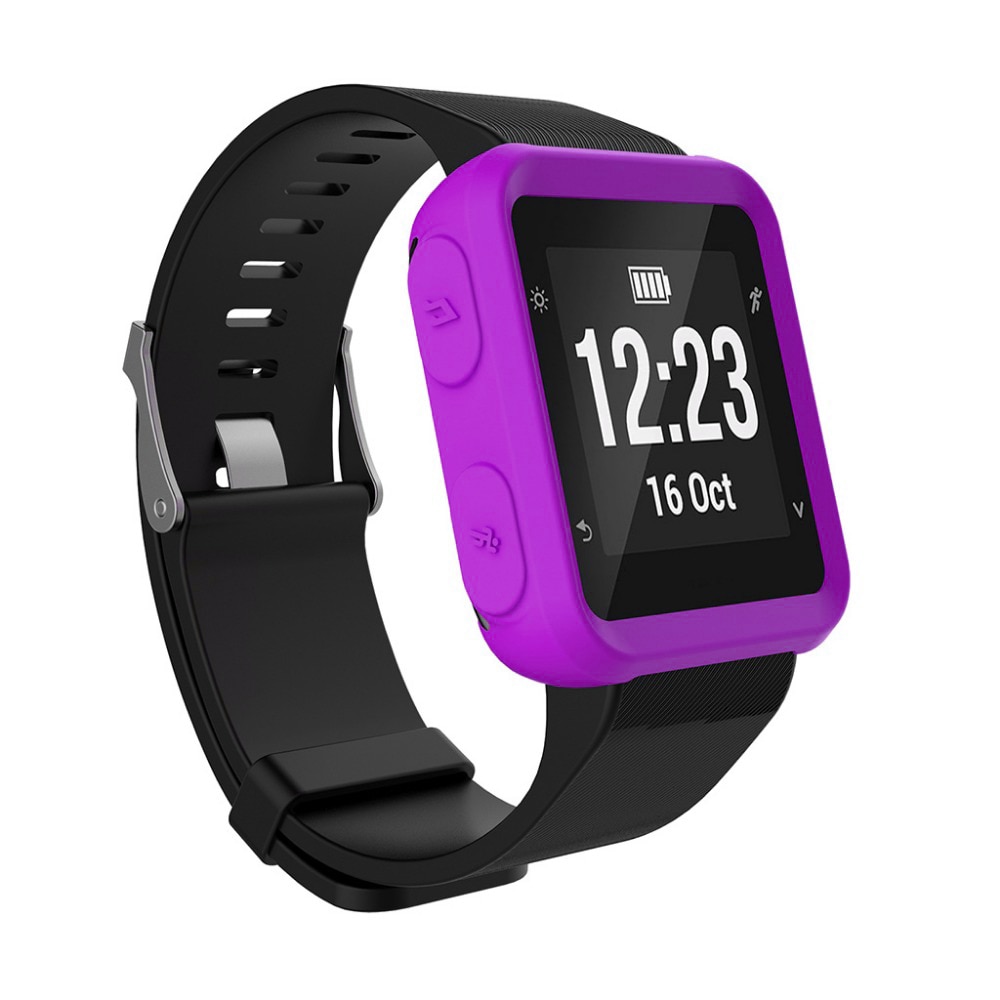 For Garmin Forerunner 35/30/S20 Silicone Case Smart Watch Protector Skin Cover for Sport Watch Protection Cover