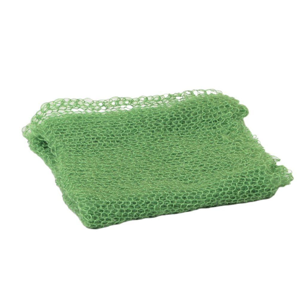 9 Kleuren Zachte Baby Fotografie Props Katoenen Deken Wraps Stretch Gebreide Wrap Pasgeboren Foto Wraps Doek Accessoires 40*60cm: green