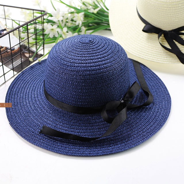 10pcs/lot 01804-denwei2044 beach summer solid paper straw kids hat girl boy children Outdoor leisure cap