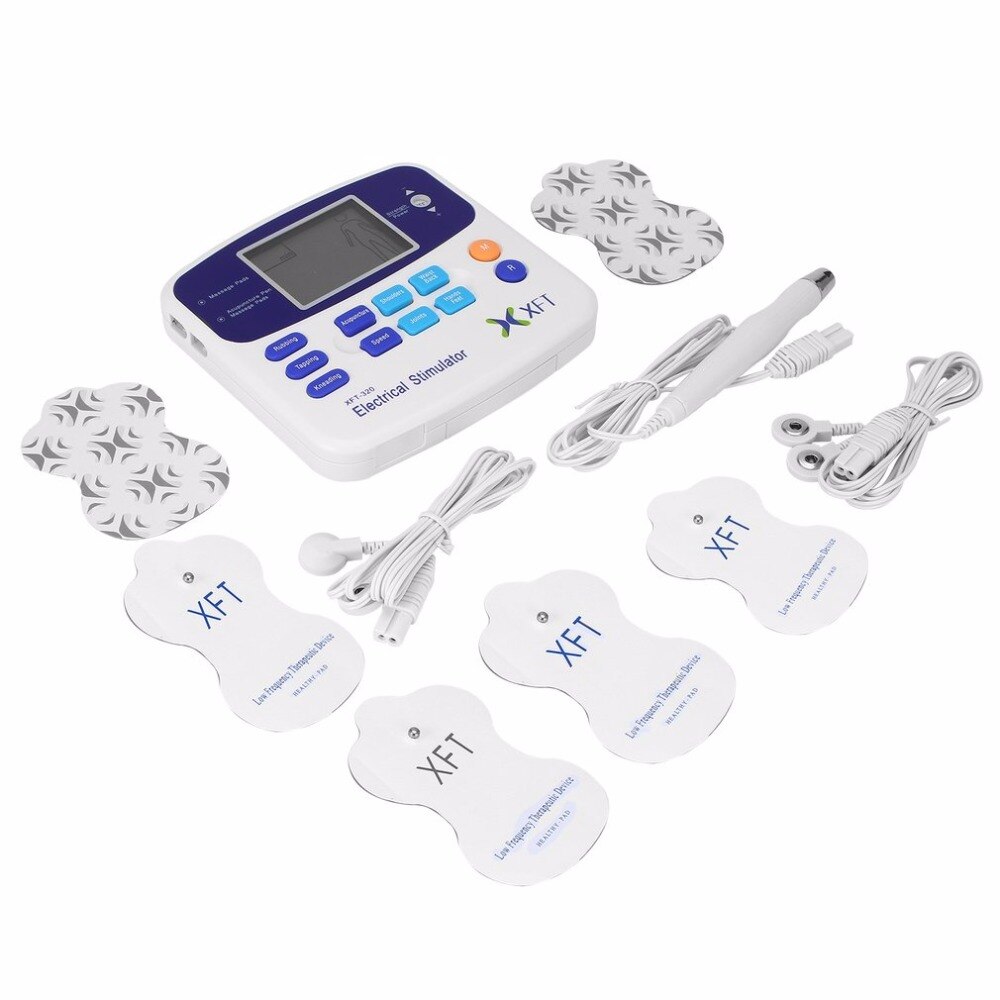 Professionele Elektrische Stimulator Stimulator Dual Tens Machine Digital Massage Body Ontspanning Gezondheidszorg