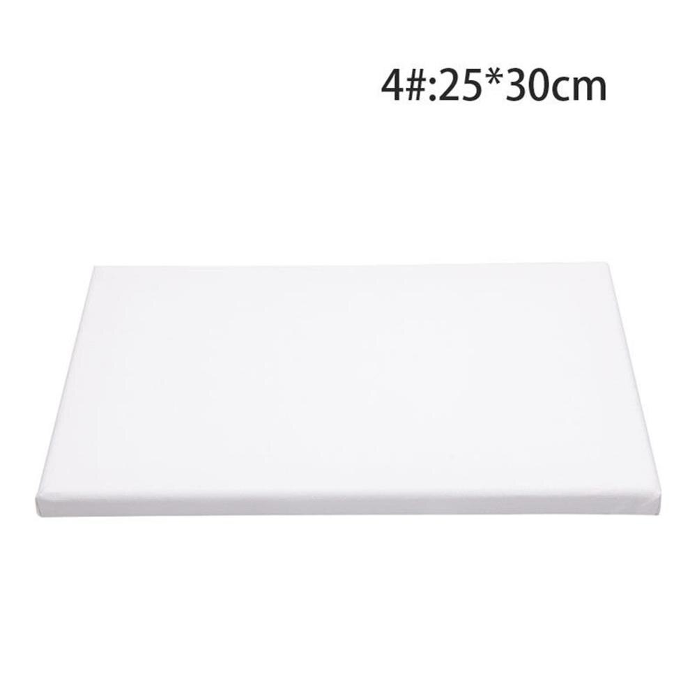 1Piece White Cotton Blank Square Artist Canvas For Canvas Oil Painting DIY Wooden Board Frame For Primed Oil Acrylic Paint: 4 25 30cm