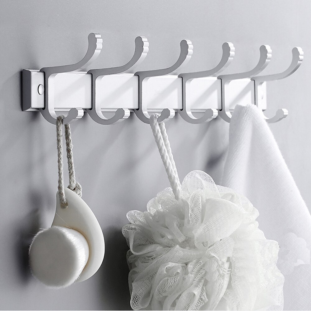 Crochet mural porte-manteau en aluminium, espace libre poinçon porte-manteau wx7241111