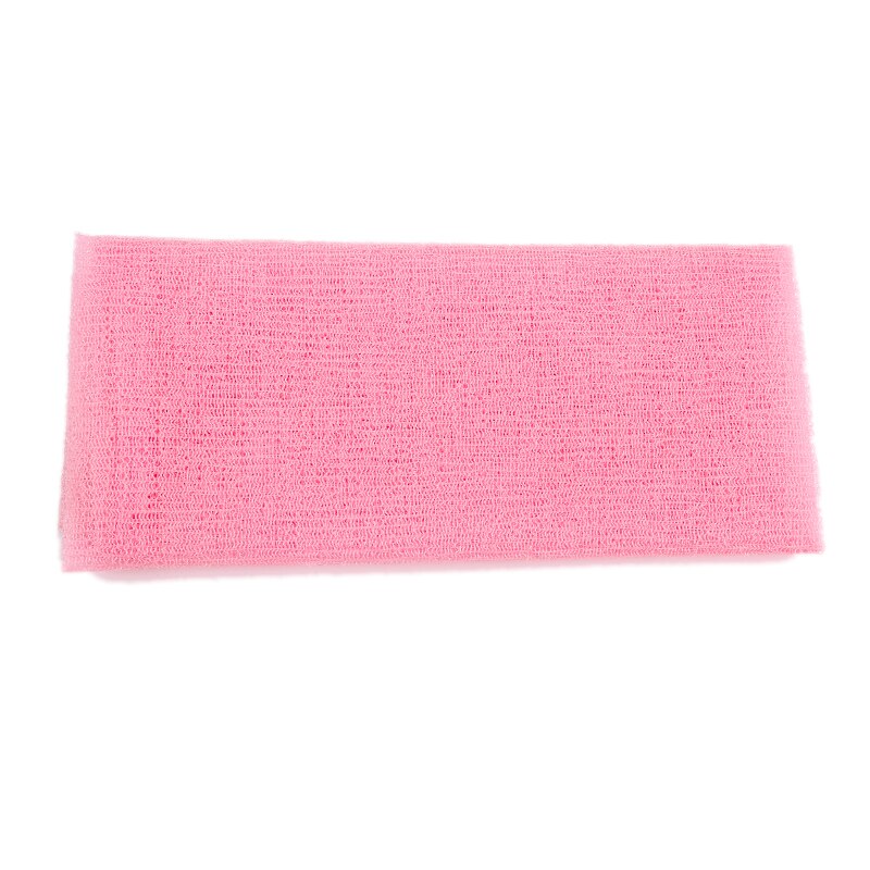 1 stk nylon eksfolierende bad bruser kropsvask rengøring skrubbe håndklæde scrubbere tilfældig farve krop rengøring håndklæde værktøj