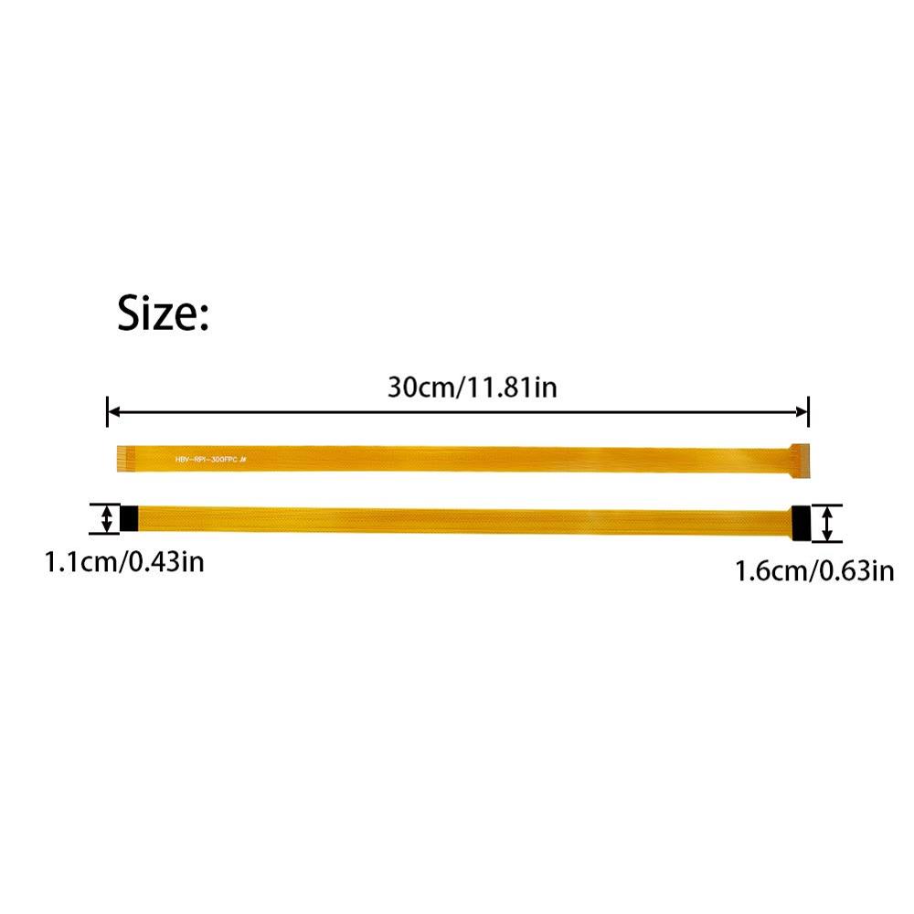 Raspberry Pi Camera Cable FFC Cable Ribbon Flexible Flat Line Wire 15/30cm 15 Pin 22 Pin for Raspberry Pi Zero W