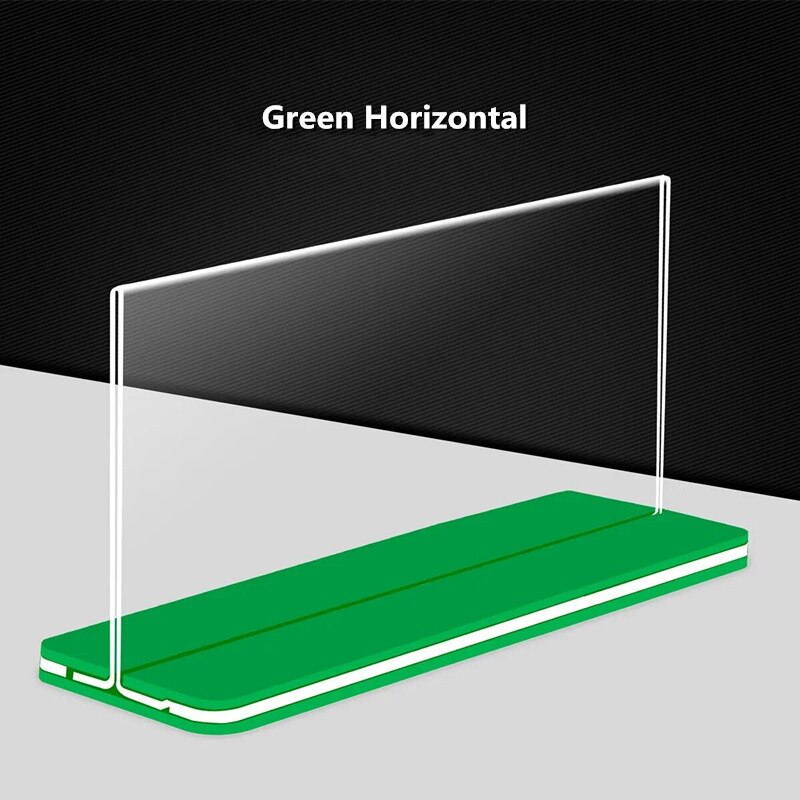 Support de Menu de Table en acrylique A5, cadre d&#39;affichage de Photo en papier, panneau publicitaire pour Restaurant hôtel: Green Horizontal