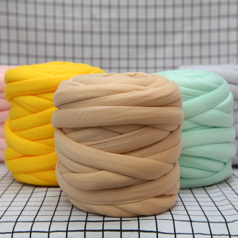 Fils de laine mérinos très épais, 500 g/rouleau, 2.5-5.0cm, doux, bras volumineux, pour tricot, couverture, fil de filature