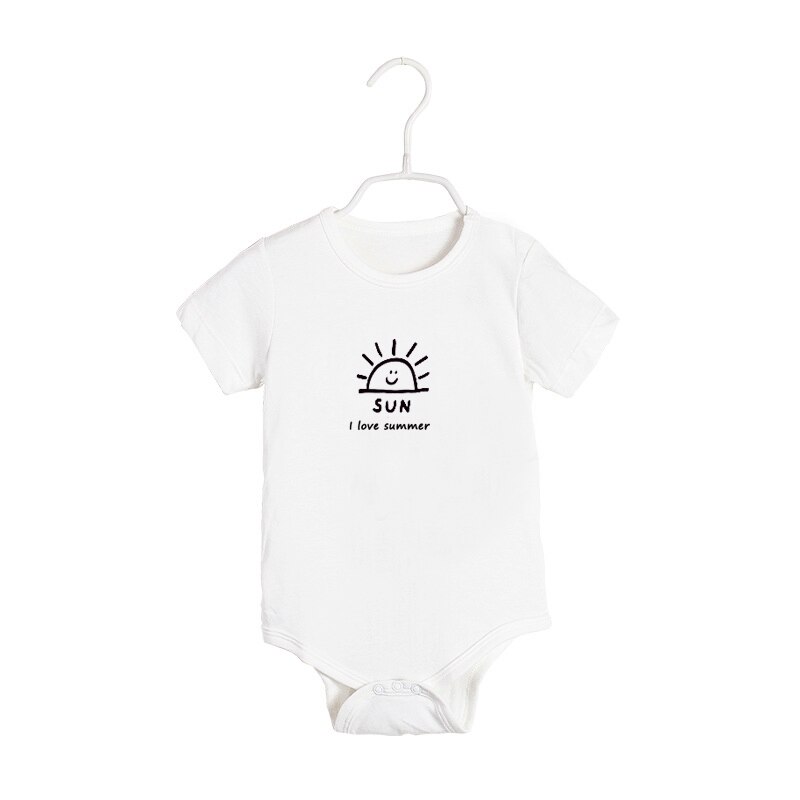 Mode Katoen Pasgeboren Kleding Baby Peuter Jongens Meisjes Grappige Jumpsuit Bodysuit