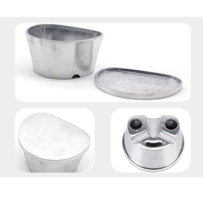 2 Stuks Tandheelkundige Agar Box Aluminium/Plastic Prothese Dupliceren Kolven Model Doos Tandheelkundige Benodigdheden Plastic Kolf Laboratorium Materiaal