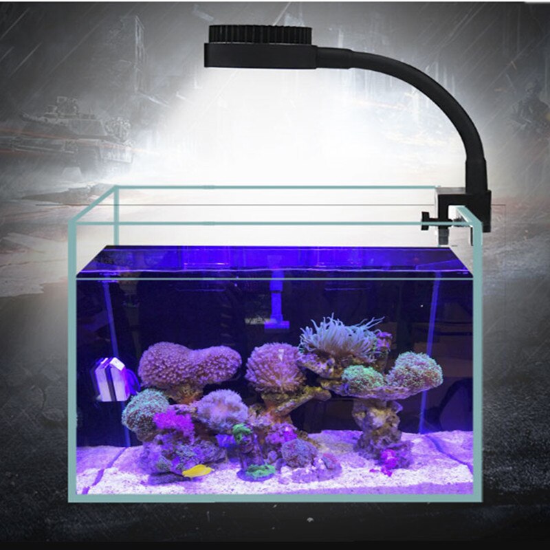 Marine Aquarium Led Licht Koraal Sps Lps Aquarium Sea Reef Tank Blauw Wit Beginner 100V-240V Voor 30-50 Cm Zee Tank