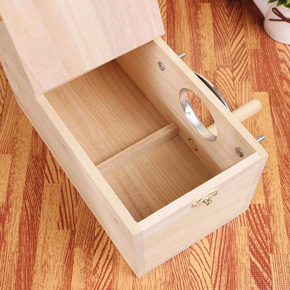 Wooden Bird Cage Breeding Box Nesting Boxes Hatching Cage For Parakeet Budgies Cocktail Finch Lovebird Parrot Bird Box Birdhous
