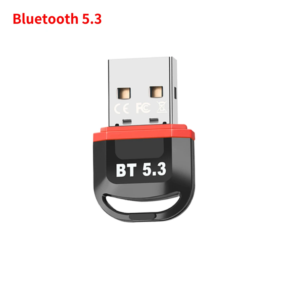 Bluetooth 5.4 Adapter for PC USB Bluetooth 5.3 Dongle Bluetooth Receiver for Speaker Wireless Mouse Keyboard Audio Transmitter: WHITE