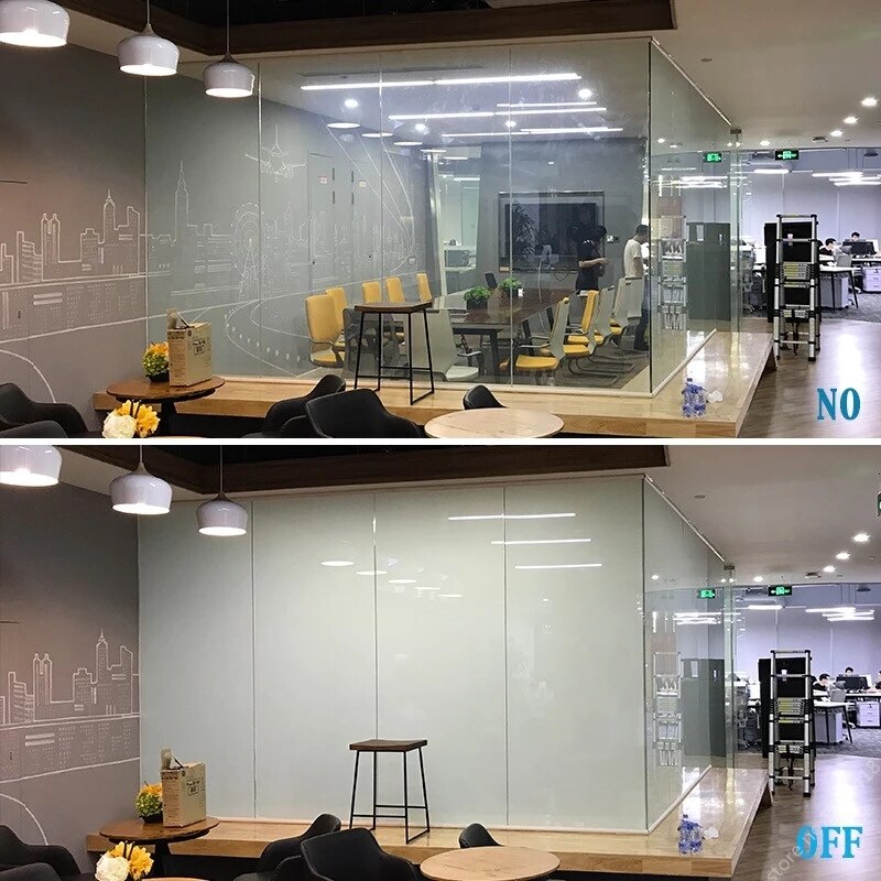 25 * 25 cm pdlc Film Automobile Film Privacy Building window Glass Intelligent Film pdlc Magic switchable transparent Sample size for Testing