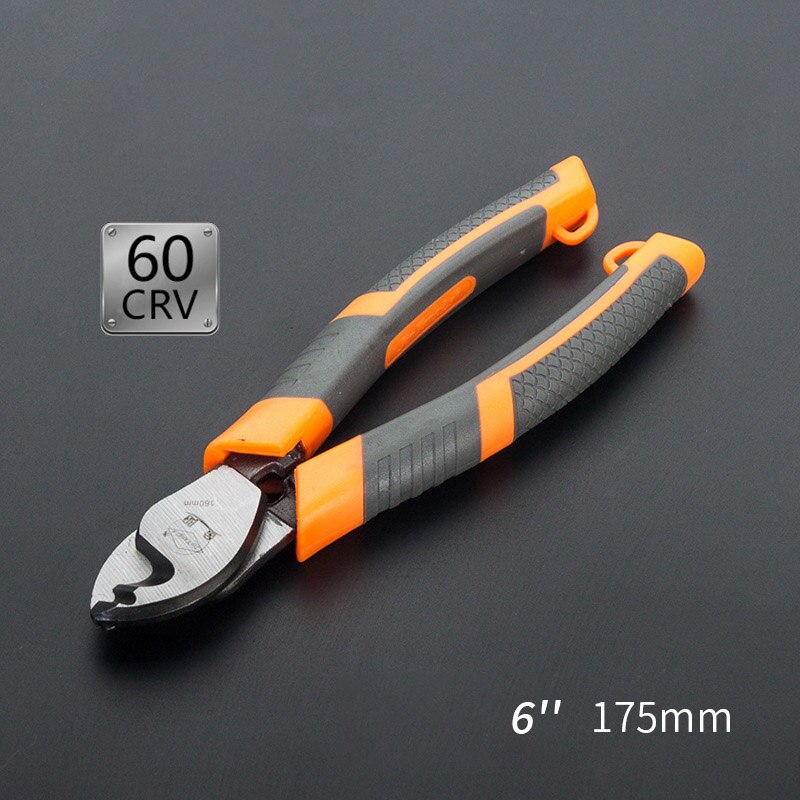 Elektriker kabel tang manuell wire stripper solid wire tang skarp kabel kutter krymping stripping verktøy tang