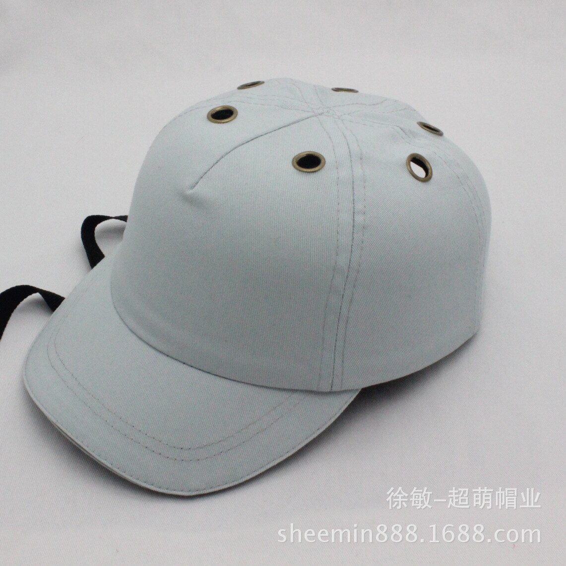 Work Safety Helmet Bump Cap Head Protection Cap ABS Inner Anti-smash Lightweight Breathable Baseball Hat Style Work Site: LightGray
