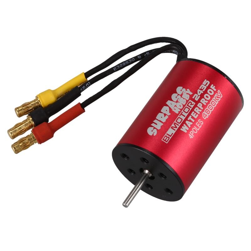 ÜBERTREFFEN Hobby S2435 4800KV Sensorlose Bürstenlosen Motor- und 25A Bürstenlosen ESC Combo einstellen für 1/16 1/18 RC Auto Lkw