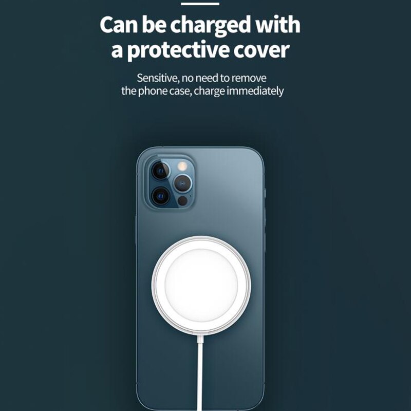 GXE – chargeur magnétique sans fil 15W, original, pour iPhone 12 Pro Max 12 Mini prise ue, charge rapide 20W, QI 11 XS XR X