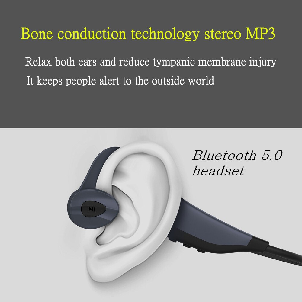 Conduction osseuse lecteur MP3 Bluetooth 5.0 casqu – Grandado