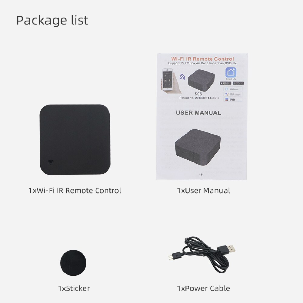 Doornanny Wifi Smart Home Remote Control IR Universal Remote Control Air-Conditioner TV Conditioner Tuya Alexa Google Home APP