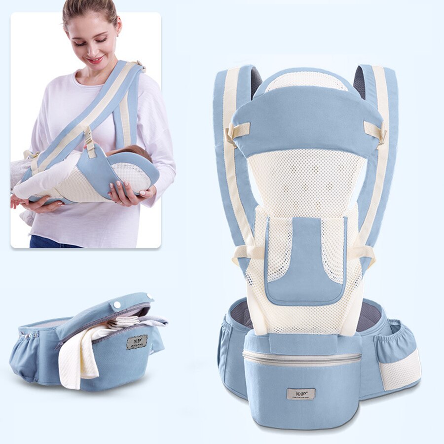 Ergonomische Babydrager Kangoeroe Wrap Sling Voor Pasgeborenen Dragen Voor Kinderen Baby Kid 0-36 Maanden: 02C