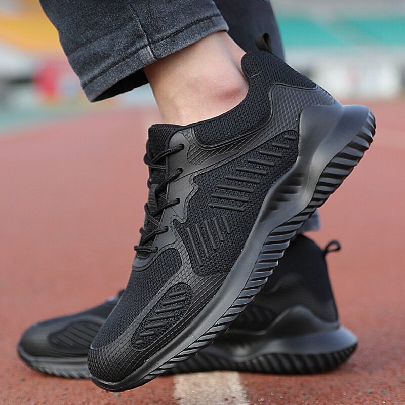 Unzerstörbare arbeitsschuhe mit stahlkappe, durchtrittsichere sneaker, industriesicherheitsschuhe, draussen-schutzstiefel