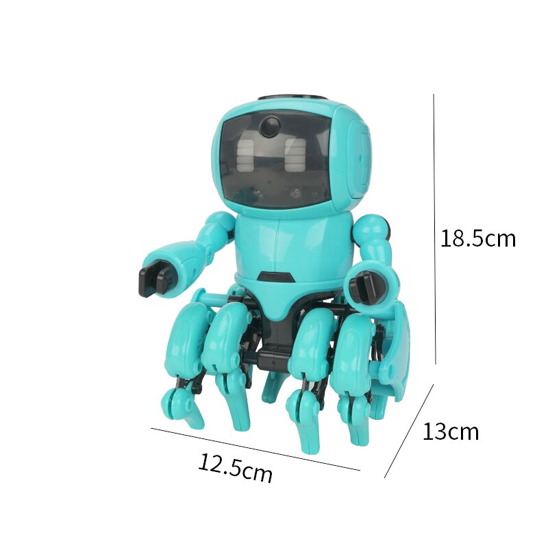 Smart Induction Robot, DIY Assembled Electric Tracking Robot with Gesture Sensor, Avoid Obstacle for xmas birthday best: Default Title