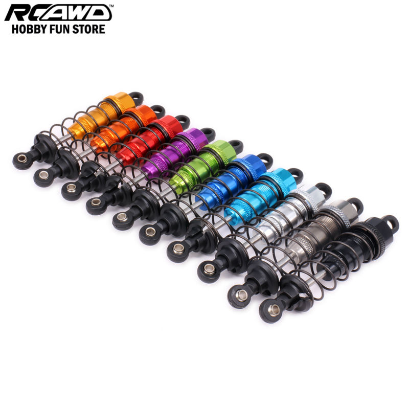 Amortisseur RCAWD 85MM pour voiture de loisir Rc 1/10 HPI série WR8 Flux 101212 107888 Type rempli d'huile