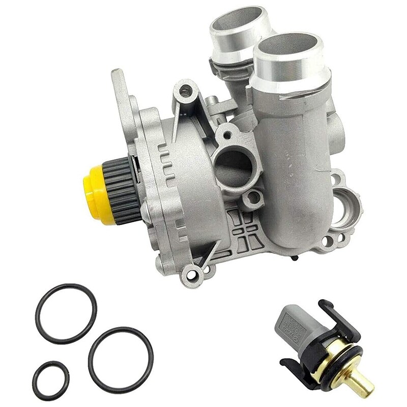 Aluminum Water Pump Assembly For- A3 A4 TT Tiguan Jetta Golf Eos Beetle CC 2.0T TSI 06H121026B