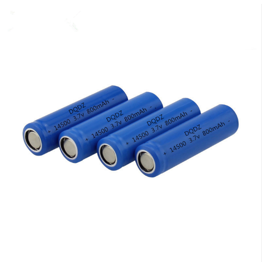 4 Stuks 14500 Oplaadbare Batterij 800Mah 3.7V Oplaadbare Lithium Ion Aa Lithium-Ion Batterij Geschikt Voor Zaklamp Scheerapparaat