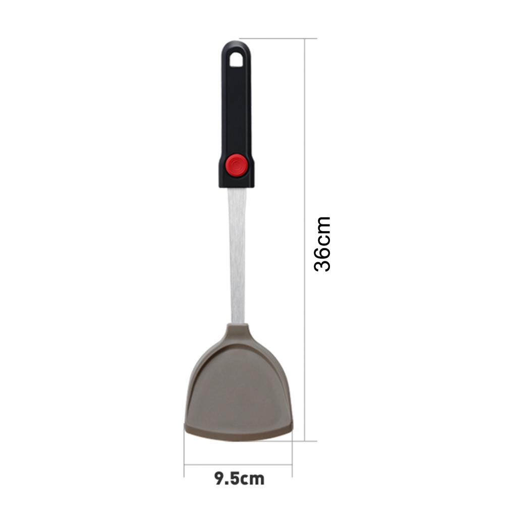 Silicone Cooking Spatula Nonstick Heat Resistant Dishwasher Safe Ergonomic Handle Anti-scratch Kitchen Turner for Home