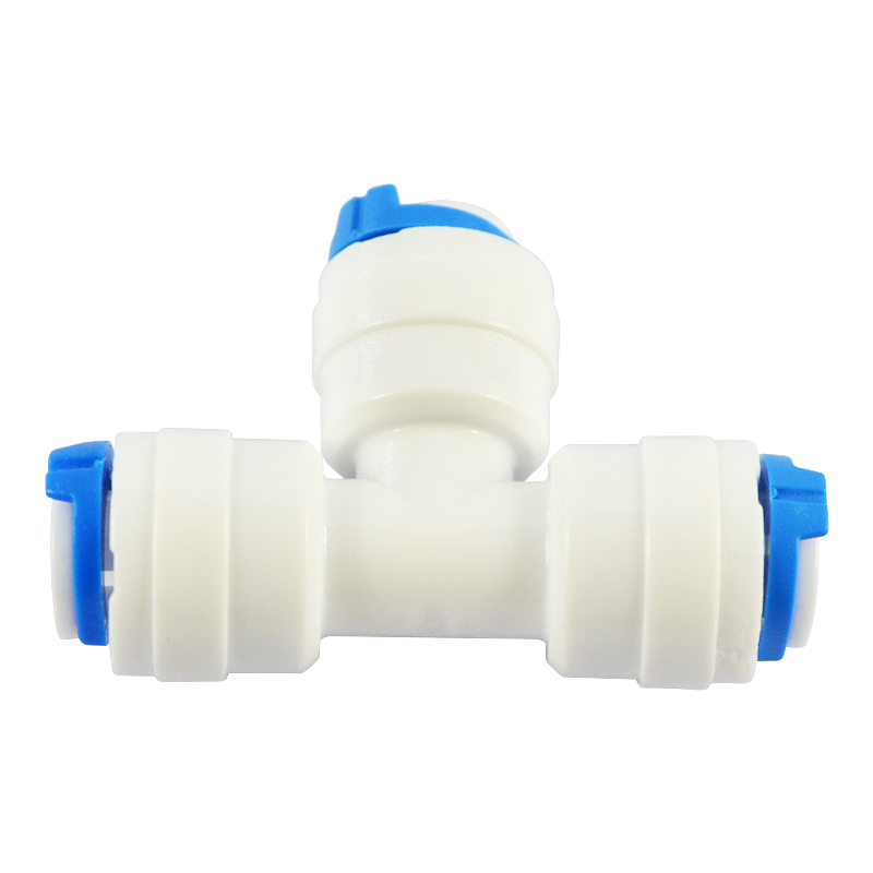 Atwfs 2Pcs Water Filter 1/4 "Tee Fittings Connector Ro Elleboog Pvc