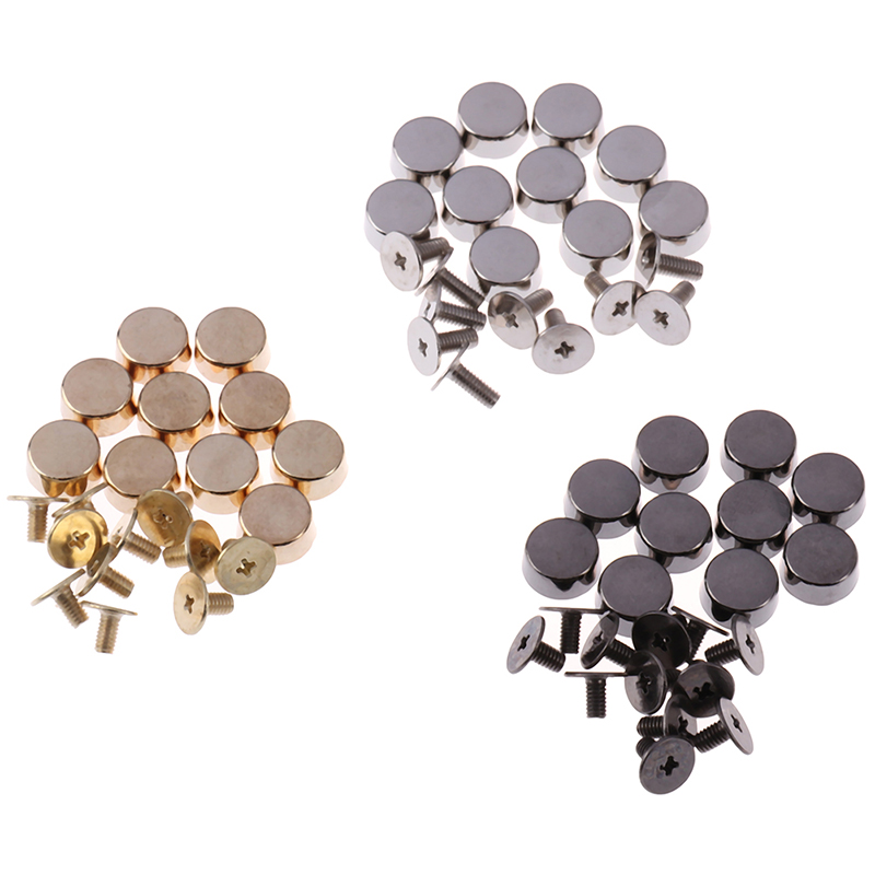 10 Sets Dragen Bescherming Tas Bottom Studs Klinknagels Voor Zak Voeten Schroef Diy Lederen Knoppen Schroef Voor Tassen Hardware Riem accessoires