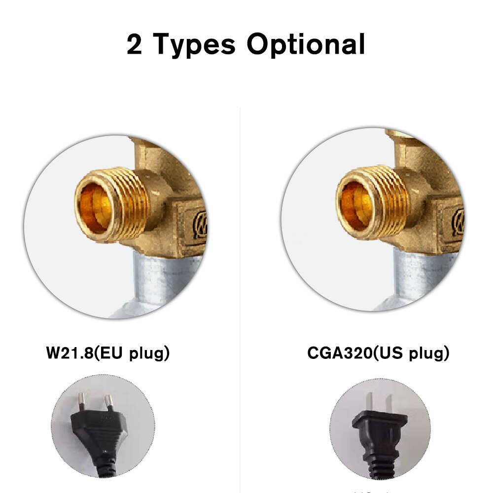 Aquarium CO2 Regulator with Check Valve Bubble Counter Magnetic Solenoid Valve Aquarium CO2 Pressure-reducing Valve