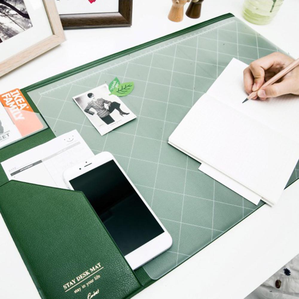 Multifunction Mouse Desk Pad Mat Office Waterproof Non Slip Computer Table Accessories