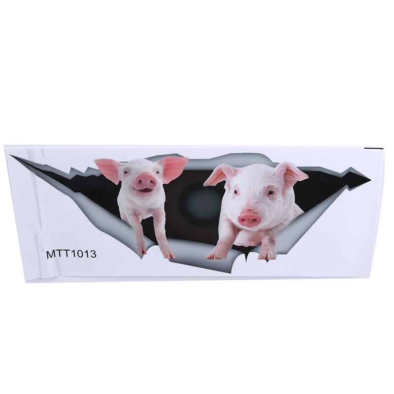 3D Cute Pig Wall Stickers Refrigerator Toilet PVC Bathroon Sticker Exquisite Cute Funny Home Decor