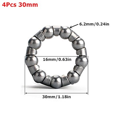 Bike Axle Quick Release Skewer Front Rear Bicycle Axle Wheel Hub Fit for Road Bike, Mountain Bike, MTB, BMX: 4Pcs 30mm