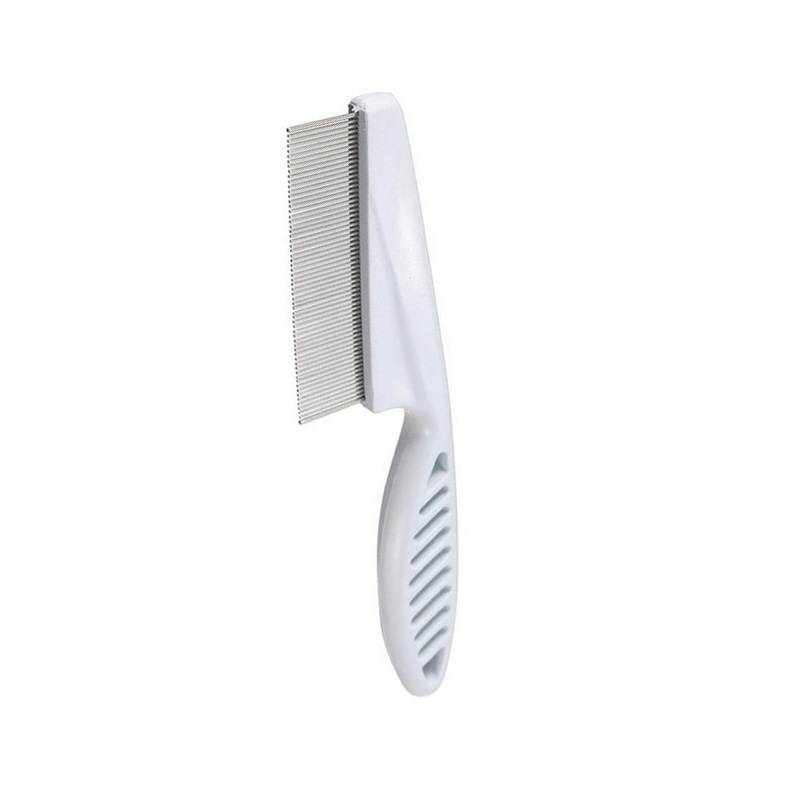Cepillo de aseo para Conejo, utensilio para quitar el pelo de mascotas pequeñas, peine para pulgas, champú, cepillo de baño para Conejo, hámster, conejillo de indias, herramienta de limpieza, 1 ud.: White 14cm