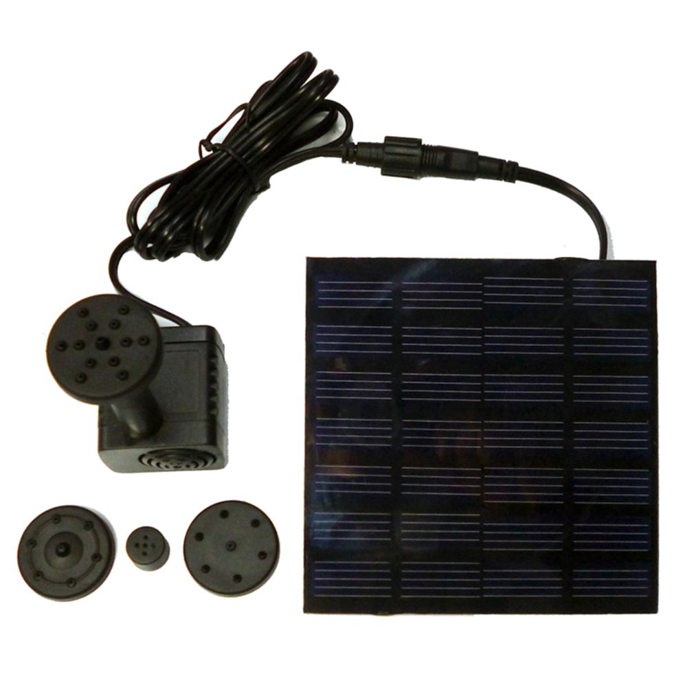 Outdoor Solar Power Water Pump Panel Kit Pool Garden Pond Sun Plants Watering Outdoor Water Fountain Pool Pumps