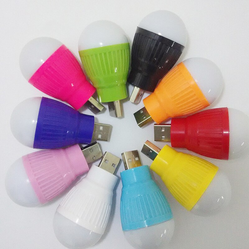 Kleurrijke Pvc 5V 5W Usb Lamp Licht Draagbare Lamp Led 5730 Voor Wandelen Camping Tent Reizen Werken Met power Bank Notebook