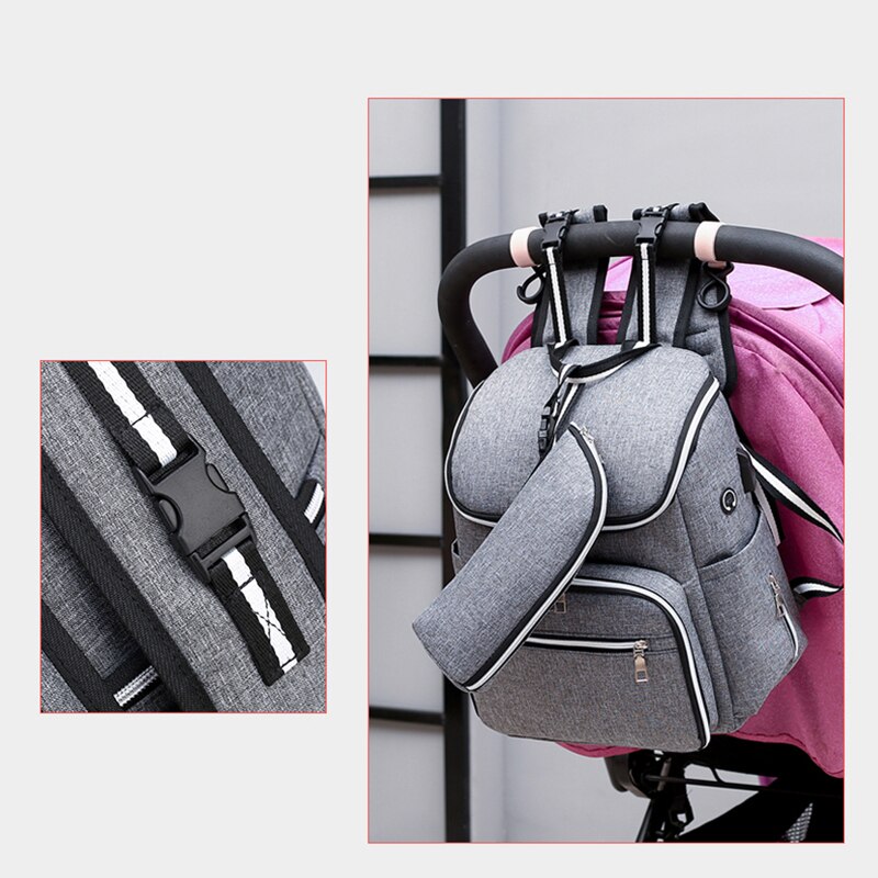 Sac à couches imperméable pour mamans | Sac pour bébé de grande capacité, sac de maternité, organisateur de poussette de bébé, sacs humides à couches