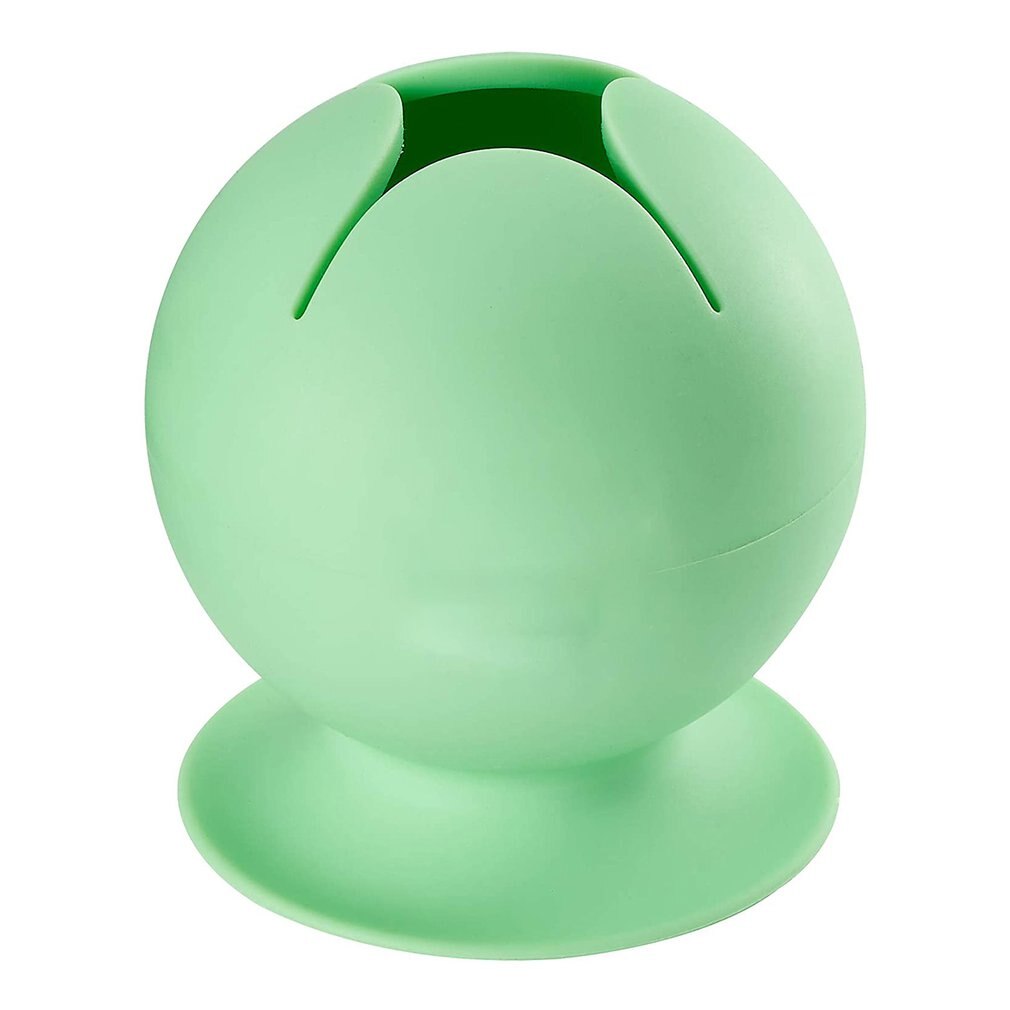Compact Scrap Storage Ball Multi-function Silicone Storage Ball Lightweight Suction Vinyl Scrap Collector: Light Green