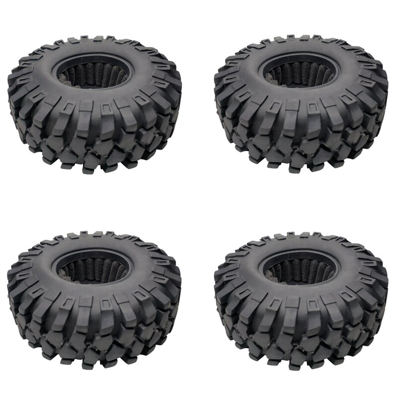 4Stck 1,9 zoll Gummi Reifen 1,9 Rad Reifen 108X40MM für 1/10 RC Raupe Traxxas TRX4 axial SCX10 III AXI03007 90046