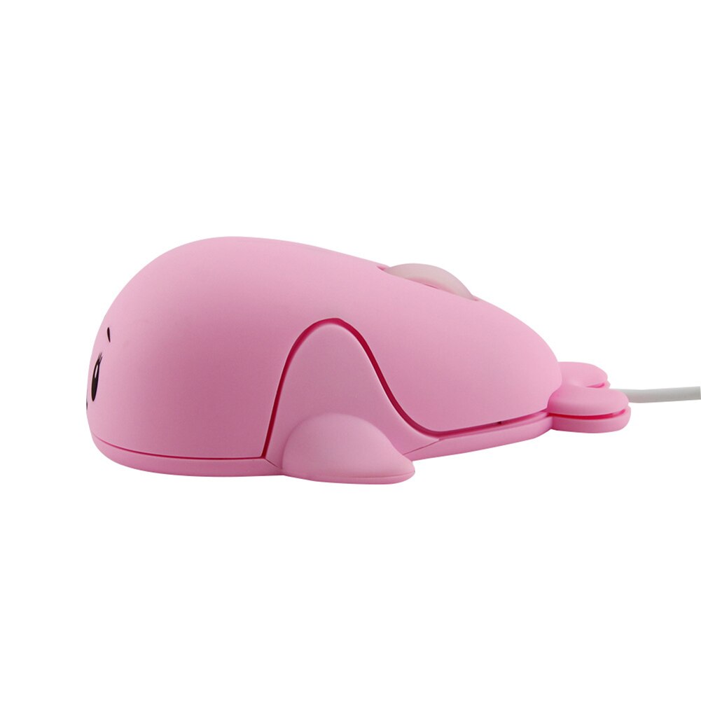 1200DPI Cute Mini Whale Ergonomic PC Laptop USB Wired Optical Gaming Mouse Mice