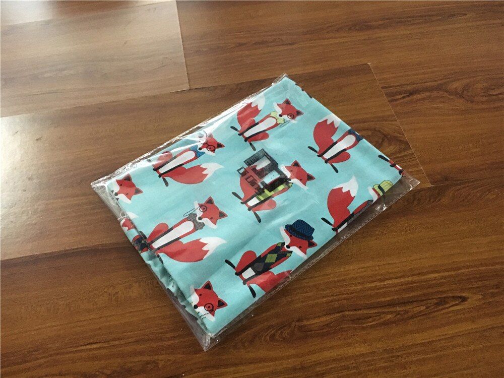 100X105Cm Dier Vos Katoen Stof Bedrukte Stoffen Patchwork Materiaal
